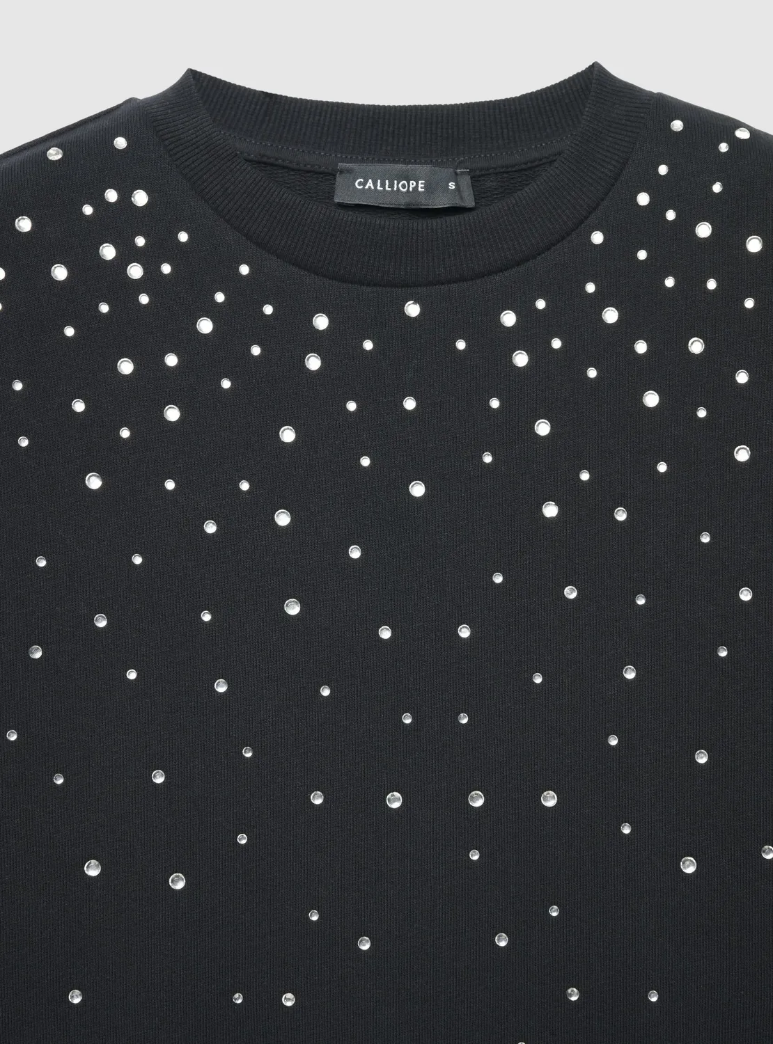 Calliope Girocollo Strass sweat femme col rond