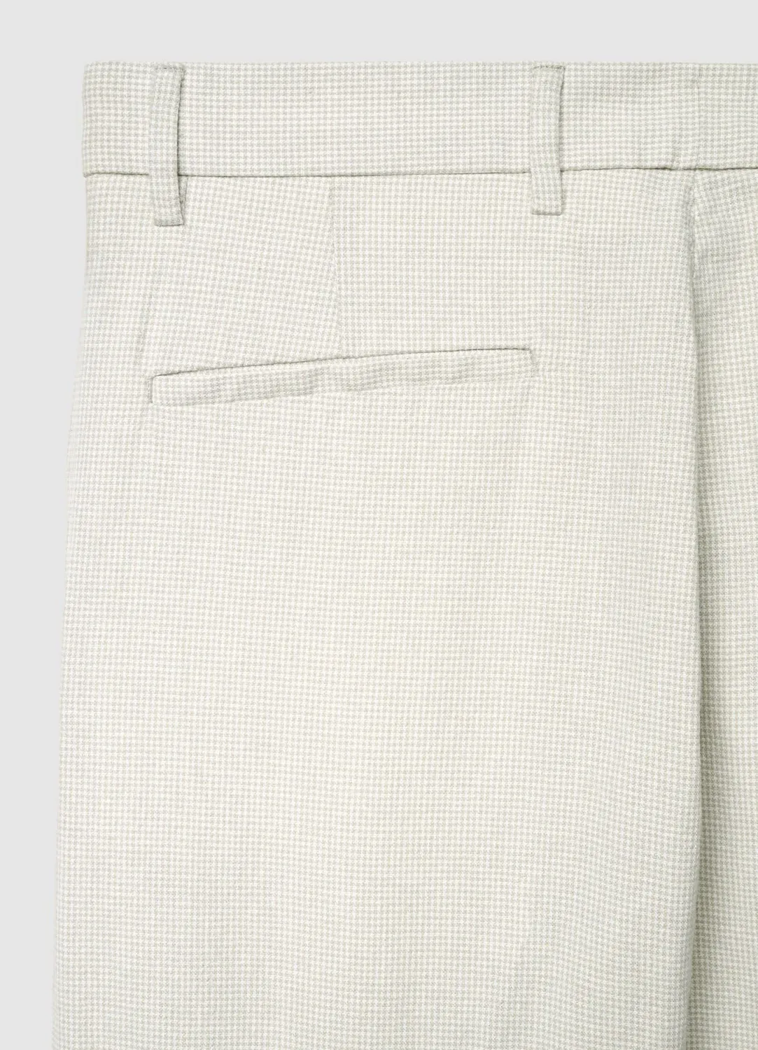 Calliope pantalon straight homme micro motif à pli