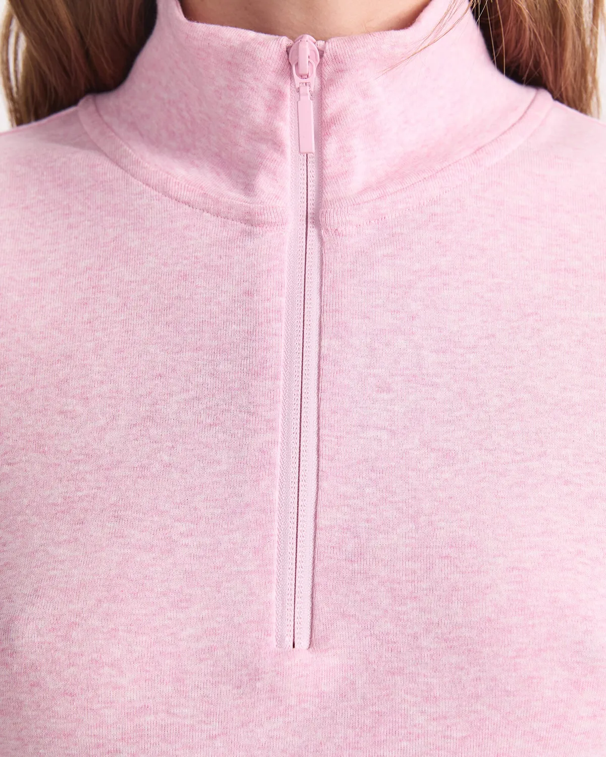Sportscraft Lucy Zip Funnel Neck tee coton col zippé