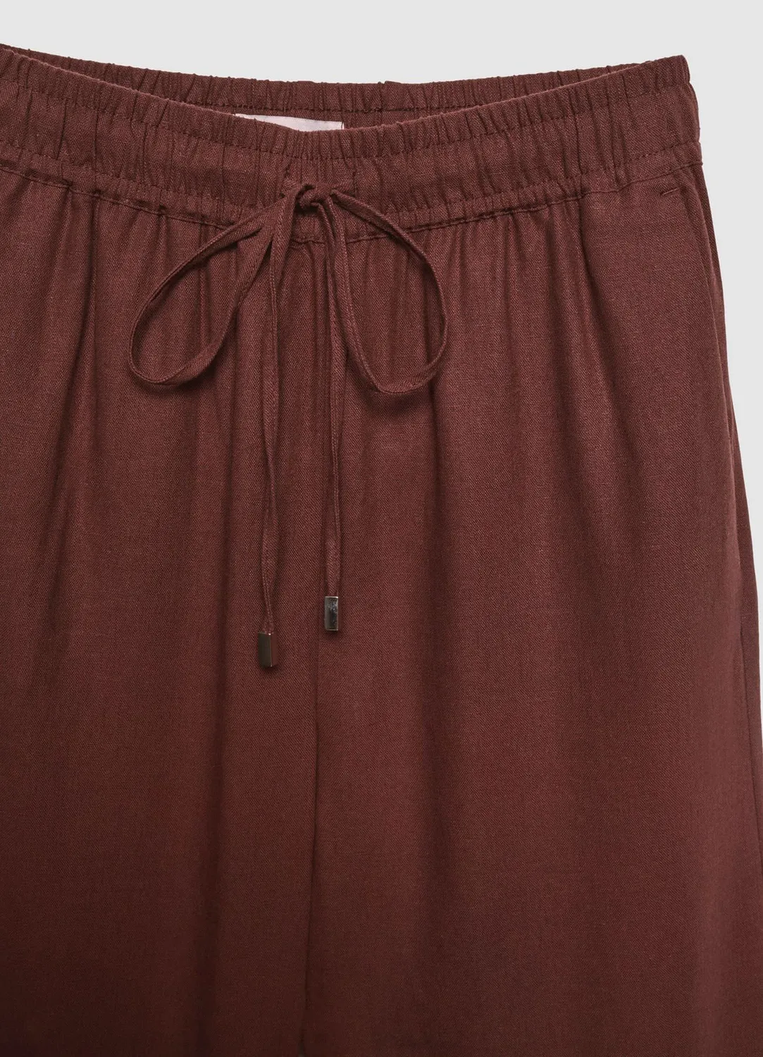 Calliope pantalon jogger lin femme taille haute
