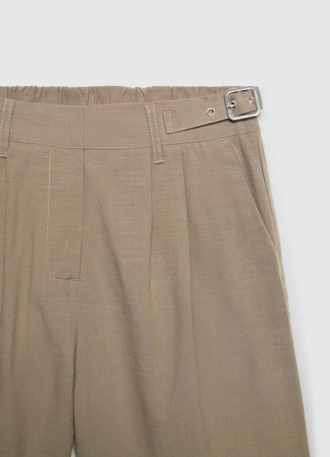 Calliope Bermuda à boucles short femme taille haute