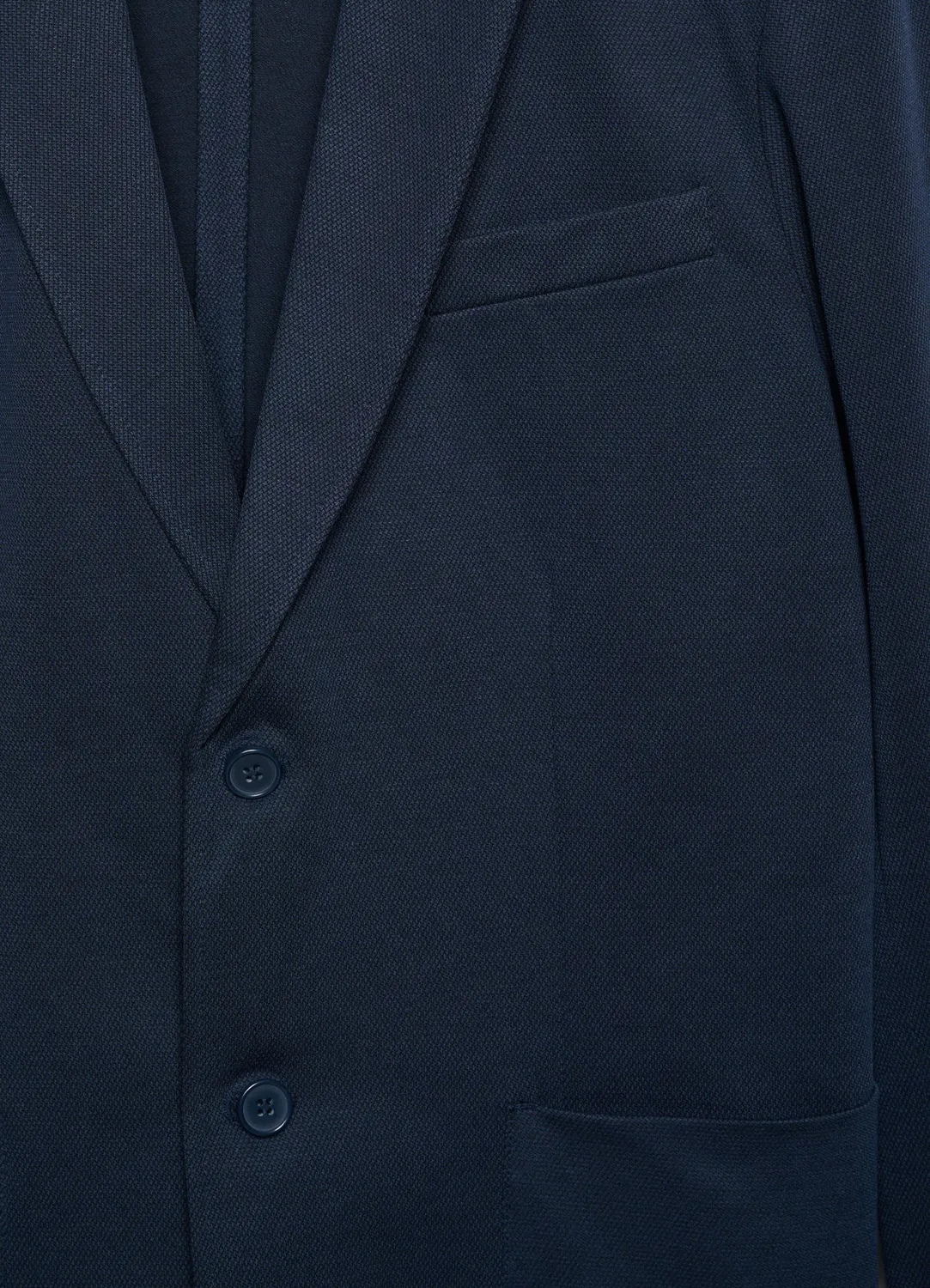 Calliope Veste piqué 2 boutons homme unie