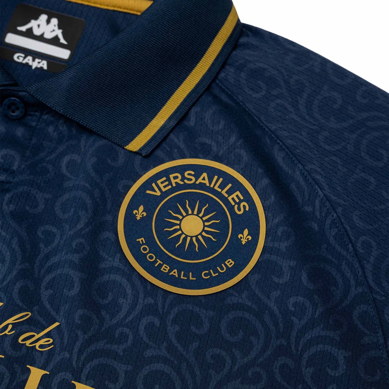 Kappa Kombat Home FC Versailles maillot enfant bleu