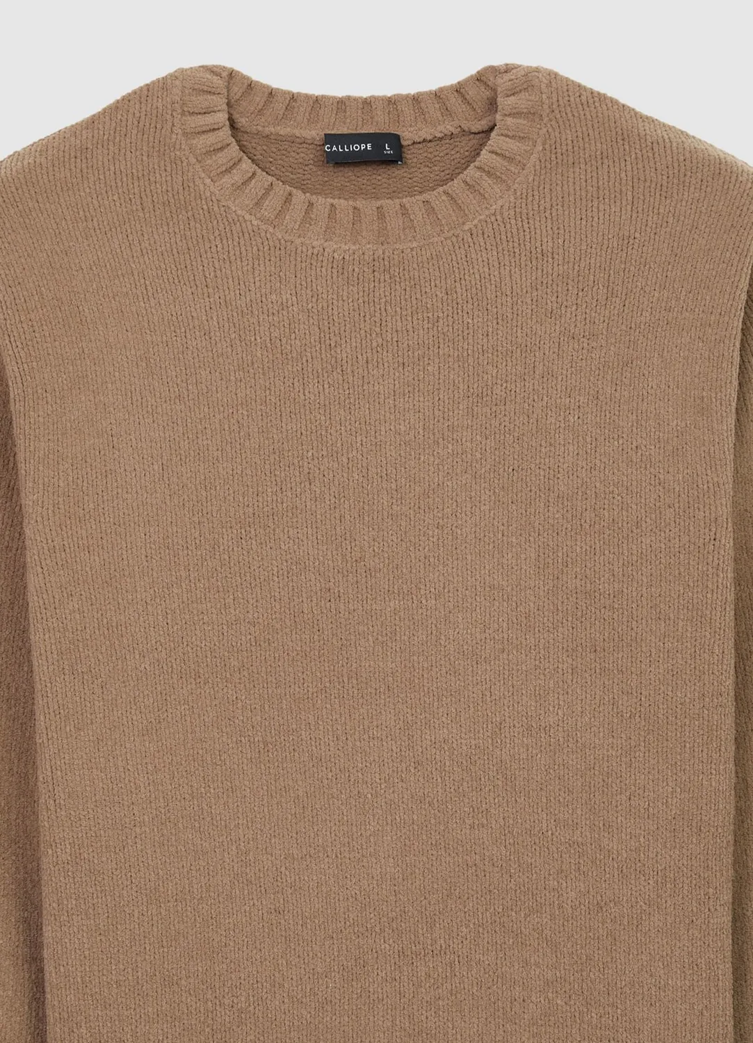 Calliope pull homme col rond chenille regular