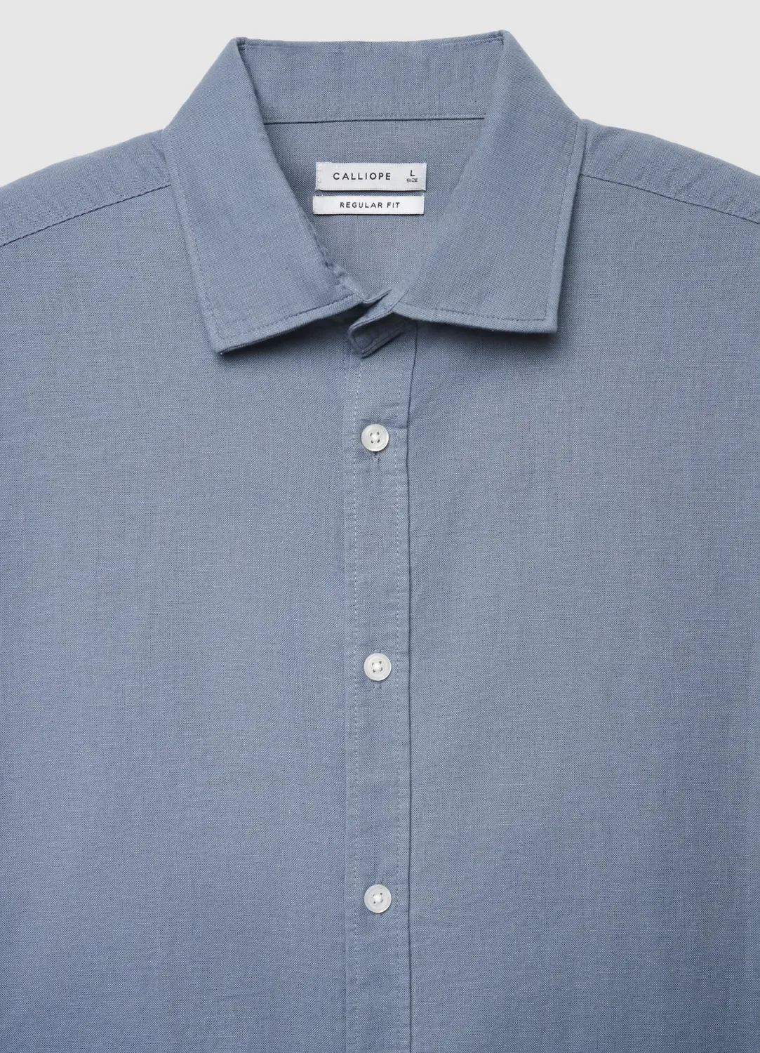 Calliope lin chemise homme unie manches longues