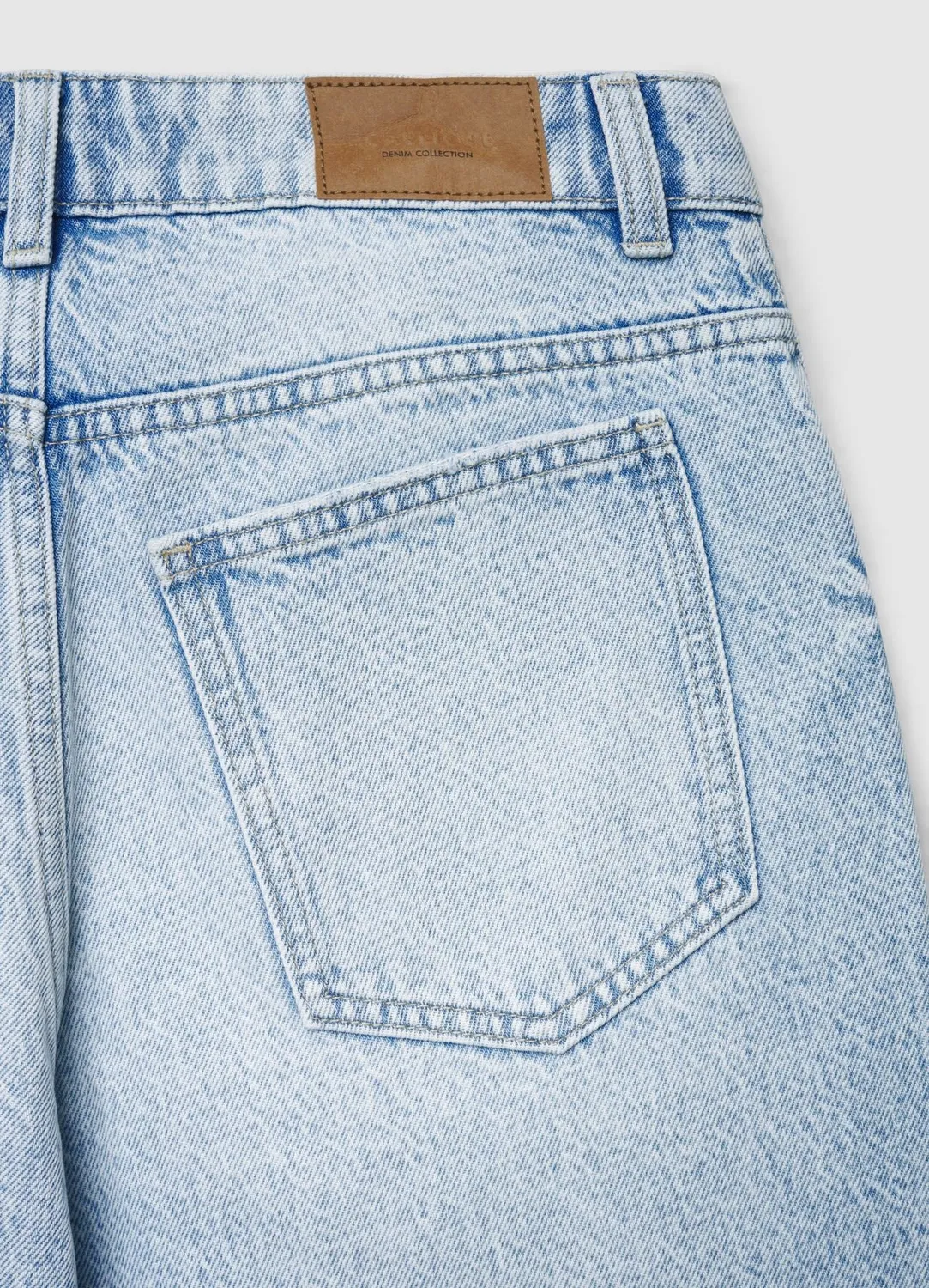 Calliope Bermuda jean femme brut cinq poches