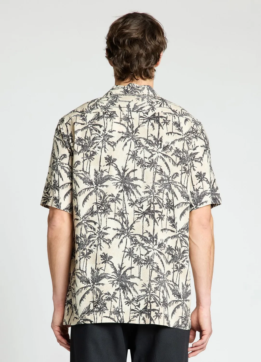 Calliope bowling palme chemise homme manches courtes