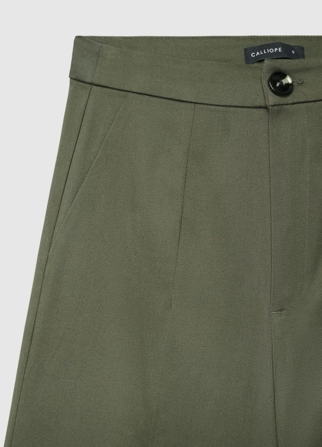 Calliope pantalon culotte tailleur femme large uni