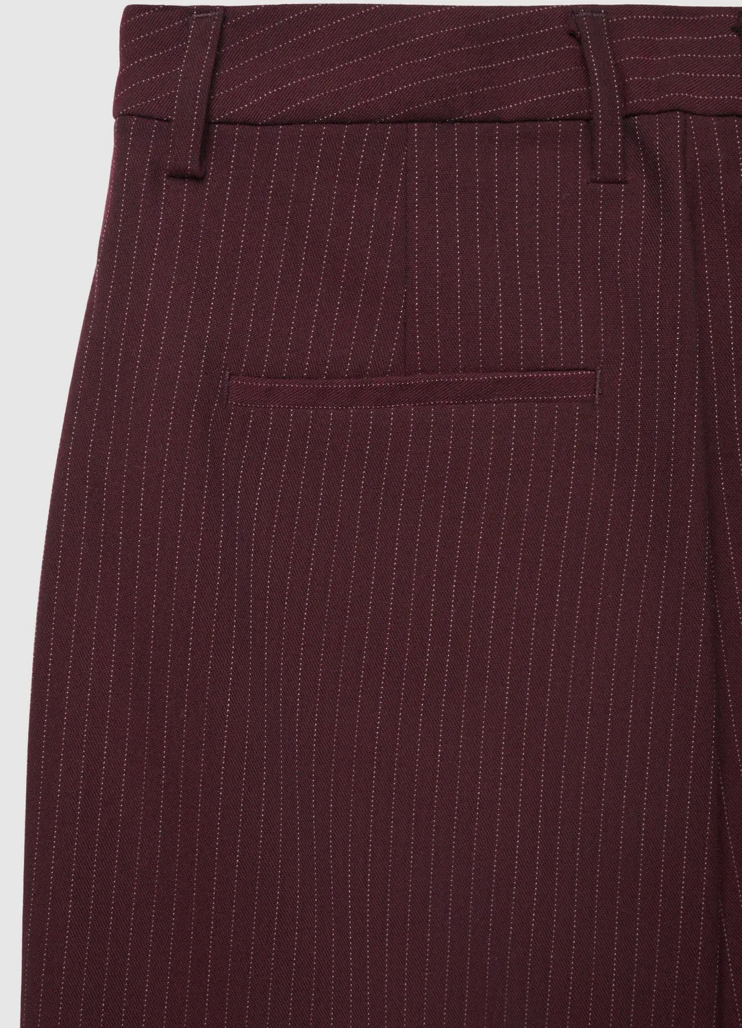 Calliope pantalon rayé cigarette femme bureau