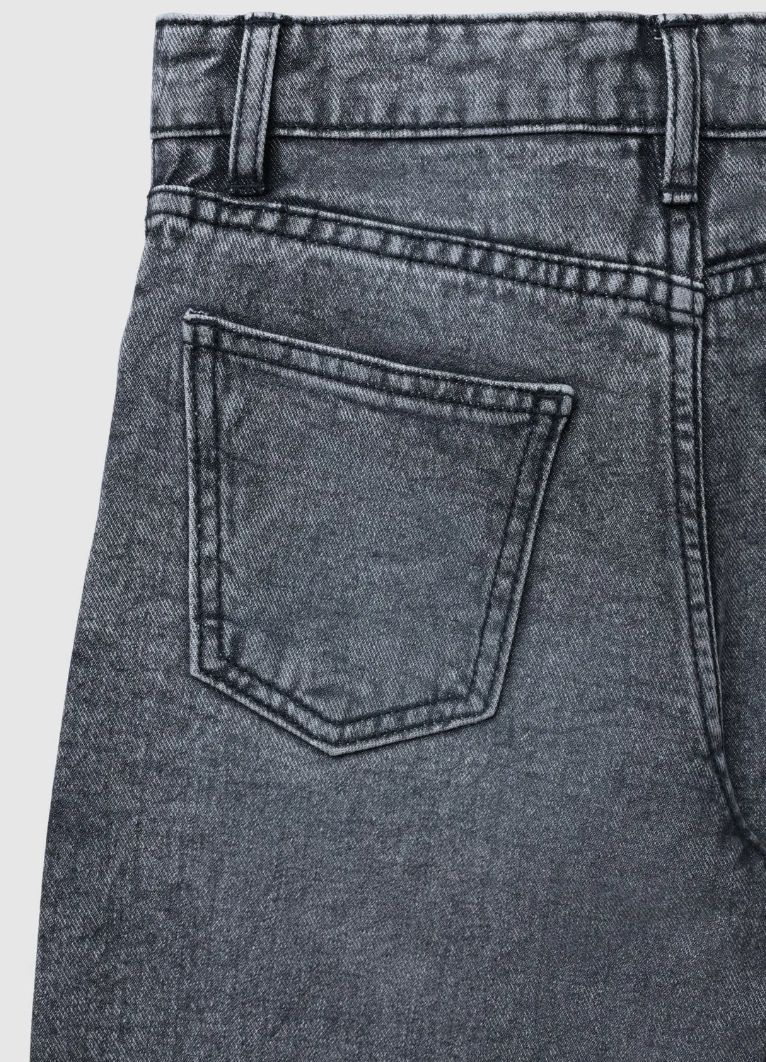 Calliope Jean wide leg fille strass bleu