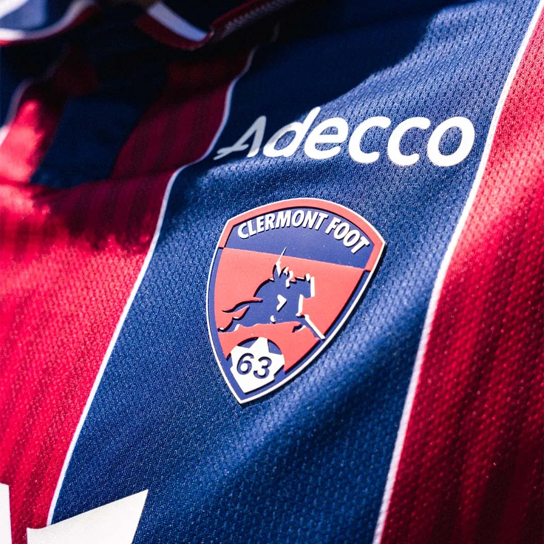 Robe di Kappa Kombat Home Clermont Foot 63 26/27 maillot enfant rouge