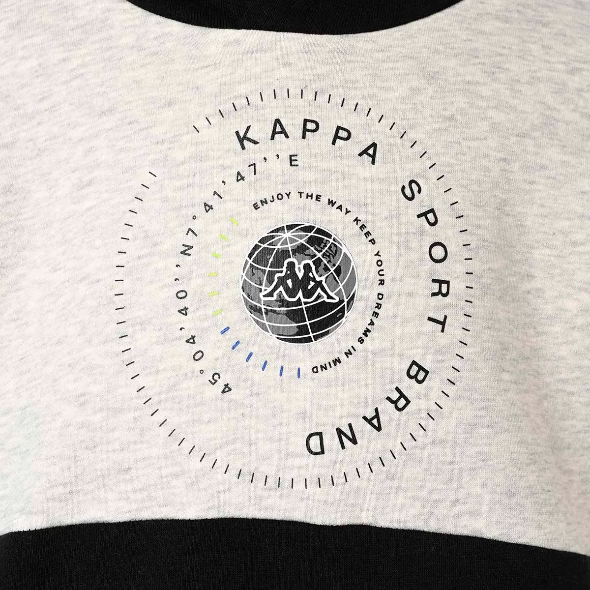 Kappa Benzem survêtement blanc enfant coton 4Y-14Y