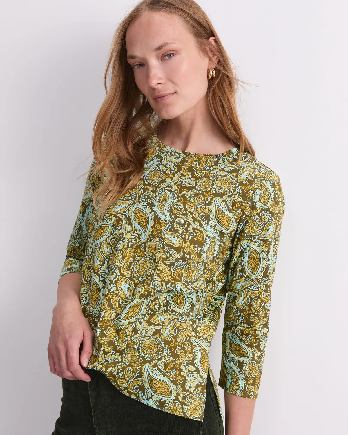 Sportscraft Paisley Mercerised Tee t-shirt coton paisley