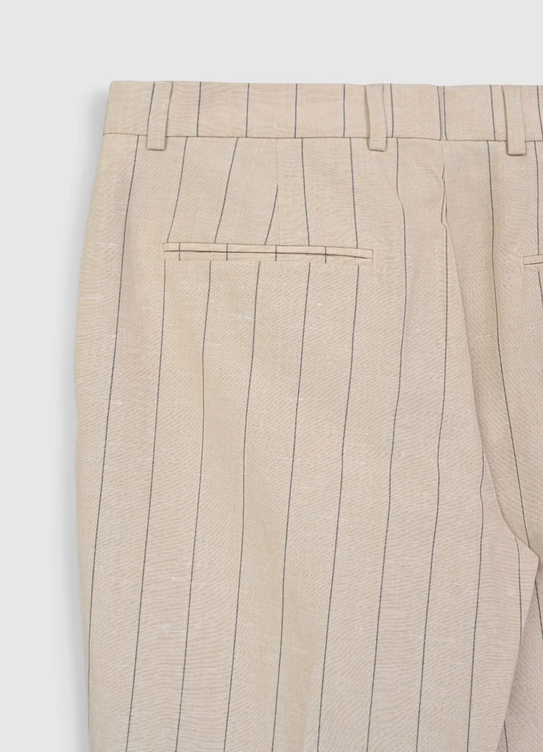 Calliope pantalon tailleur homme à rayures regular