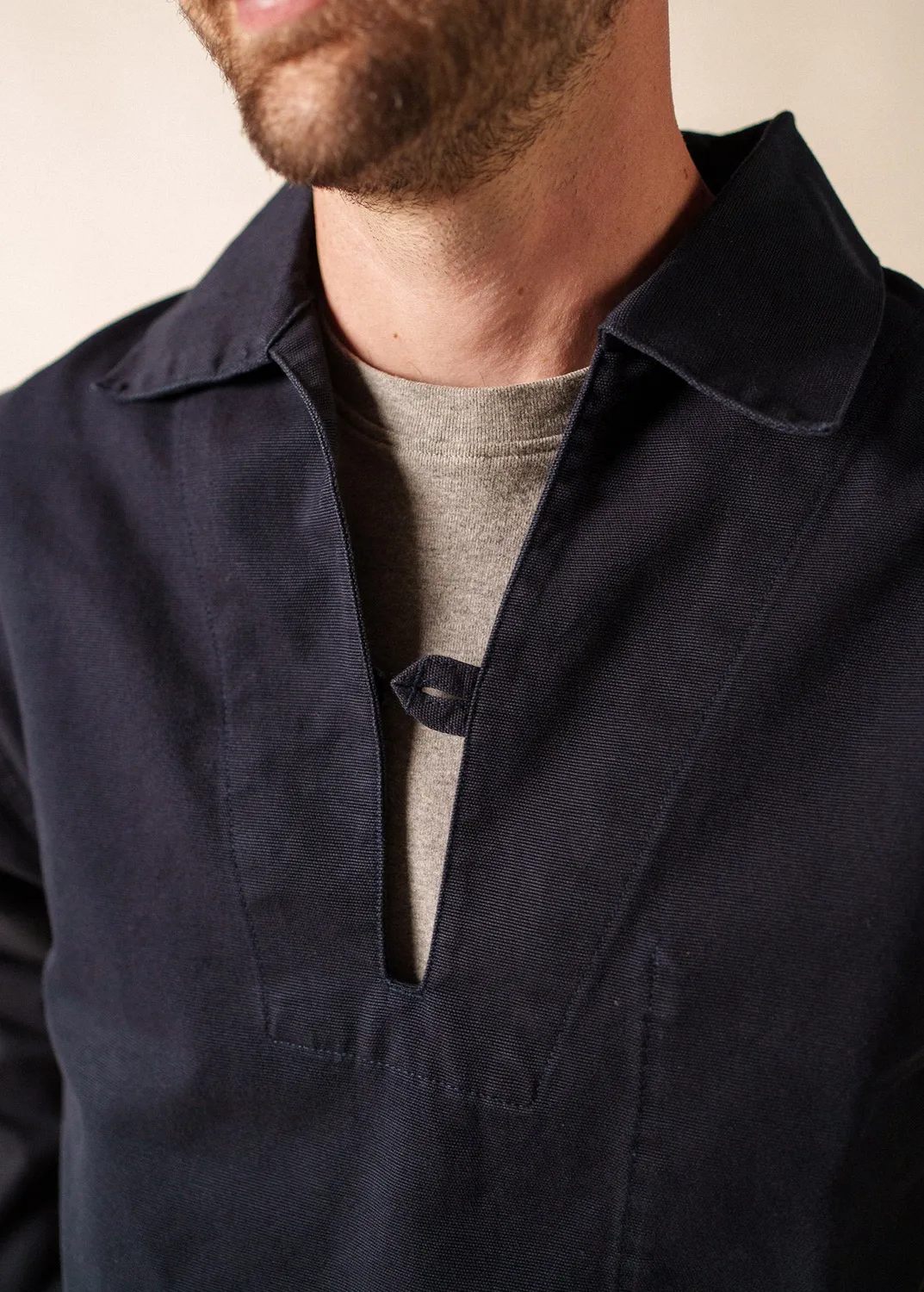 Saint James Nemo vareuse marine coton 100% homme