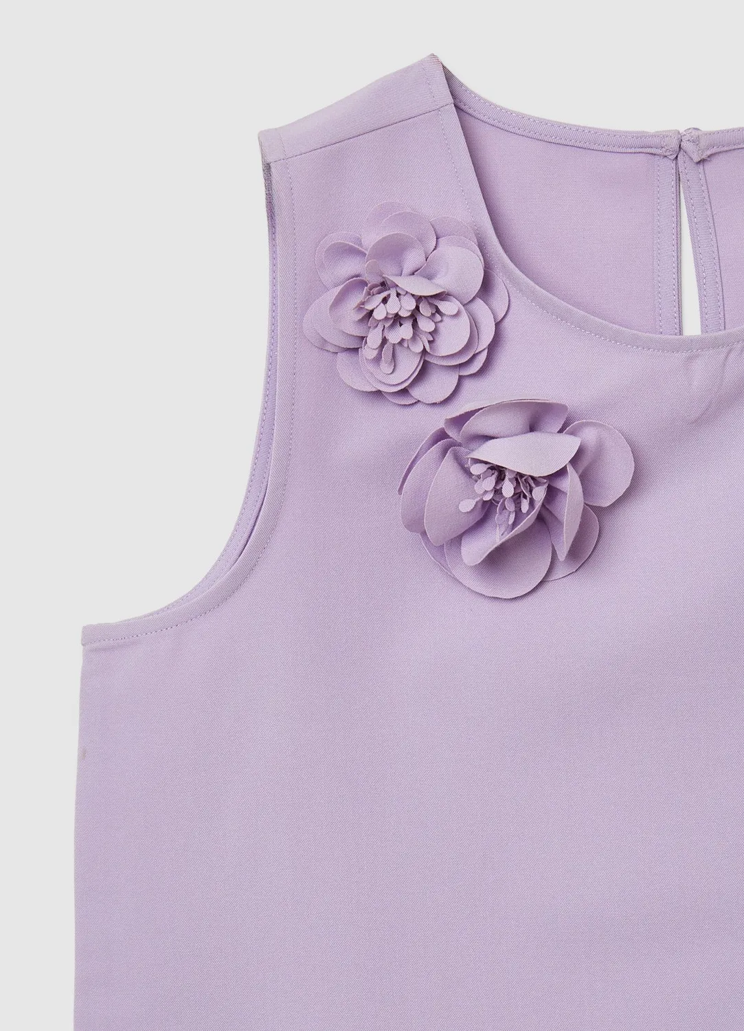 Calliope top fille fleurs sans manches cérémonie