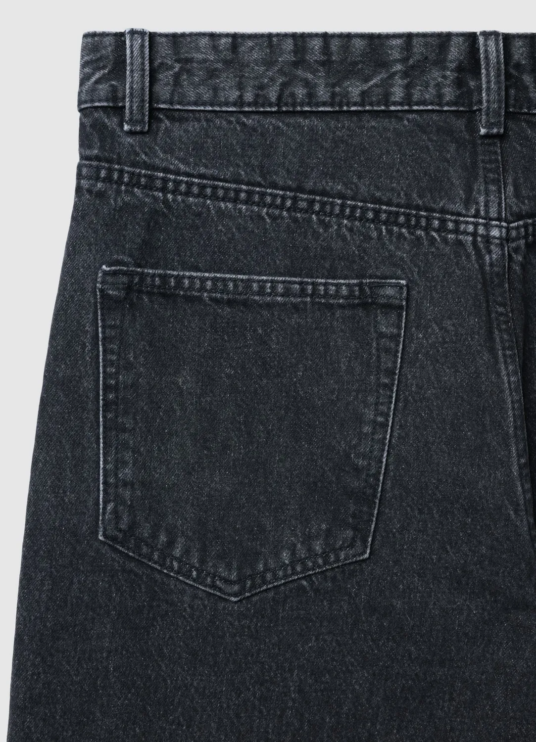 Calliope Cropped jean homme coupe courte poches