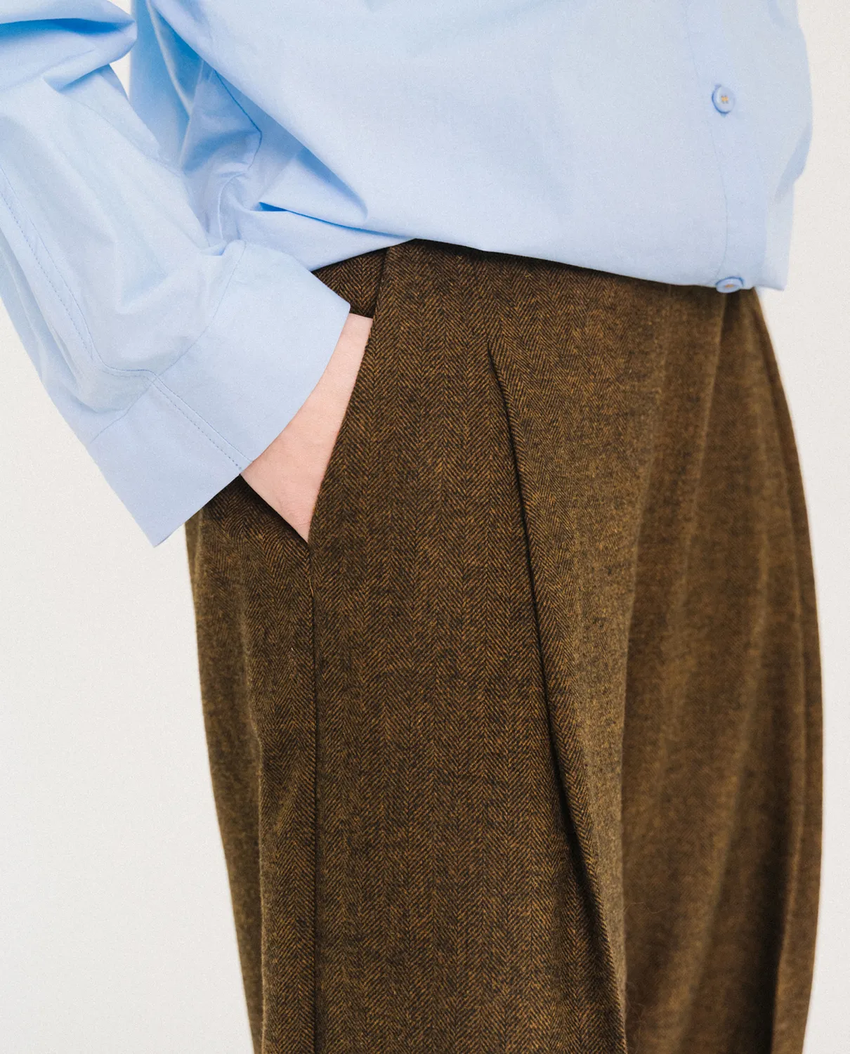 Tinsels Francois pantalon Nuts flanelle barrel