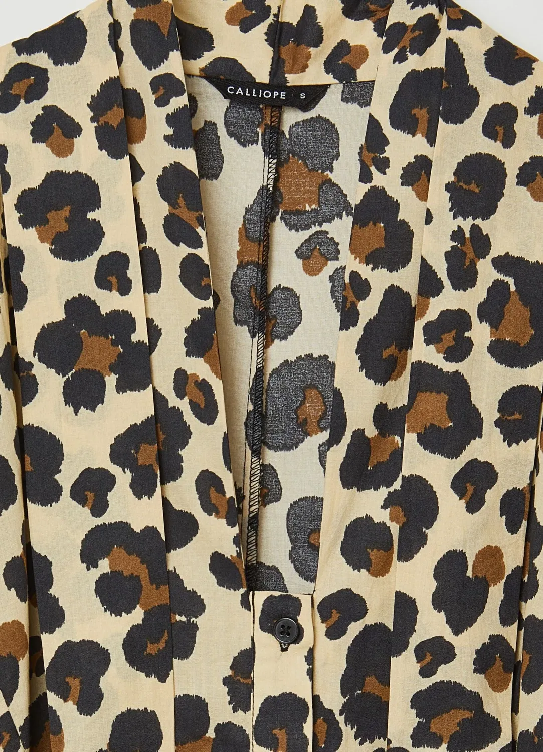 Calliope Atelier robe chemisier animalier femme