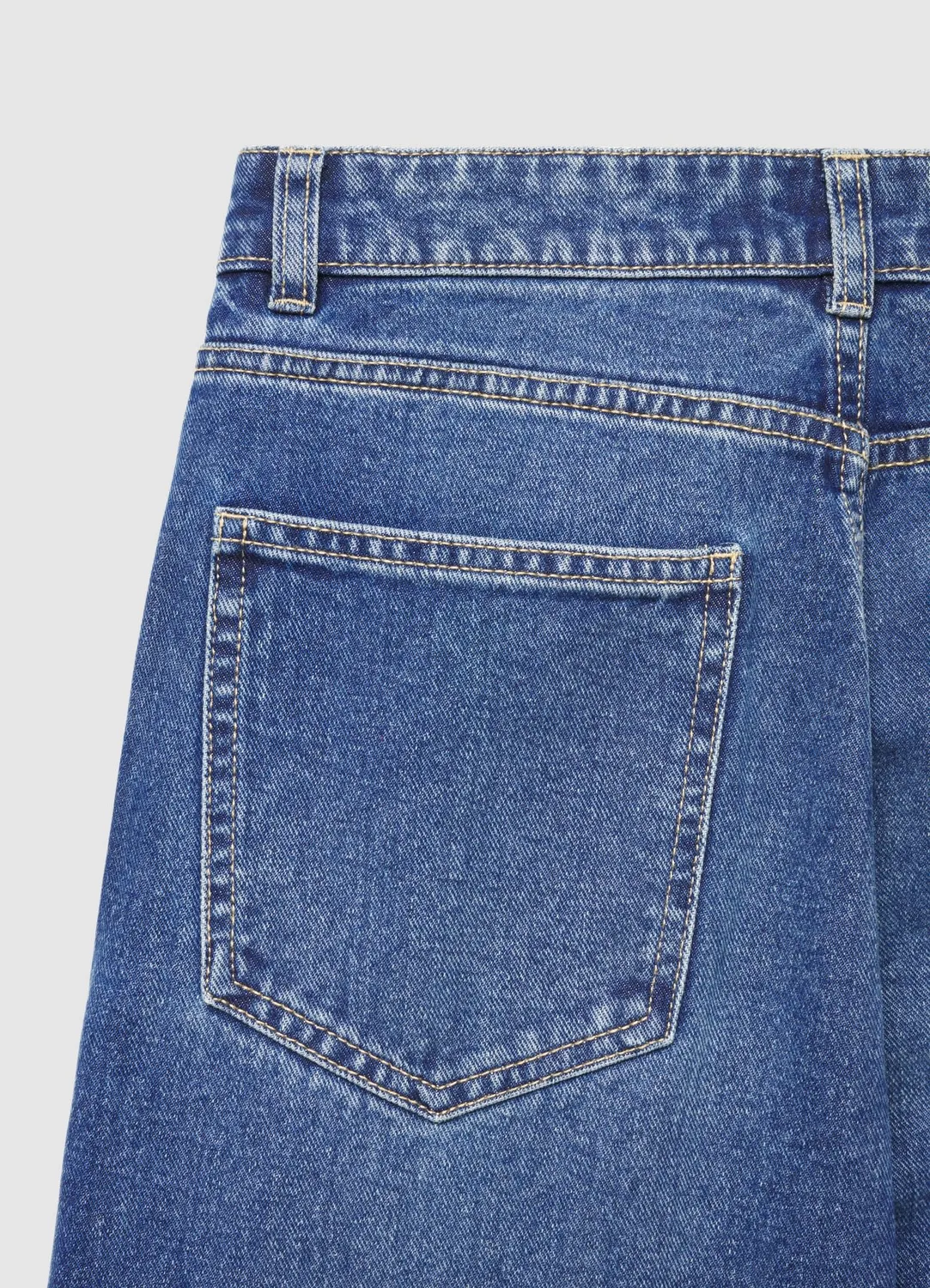 Calliope jean palazzo femme taille haute jambe large