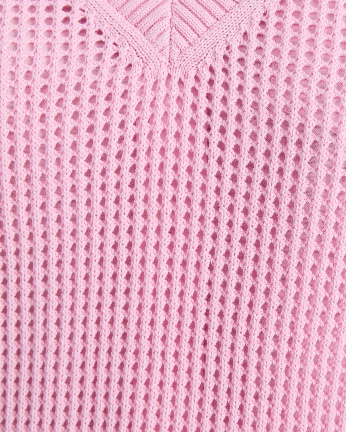Sportscraft Cotton Crochet V-Neck pull coton col V sans manches