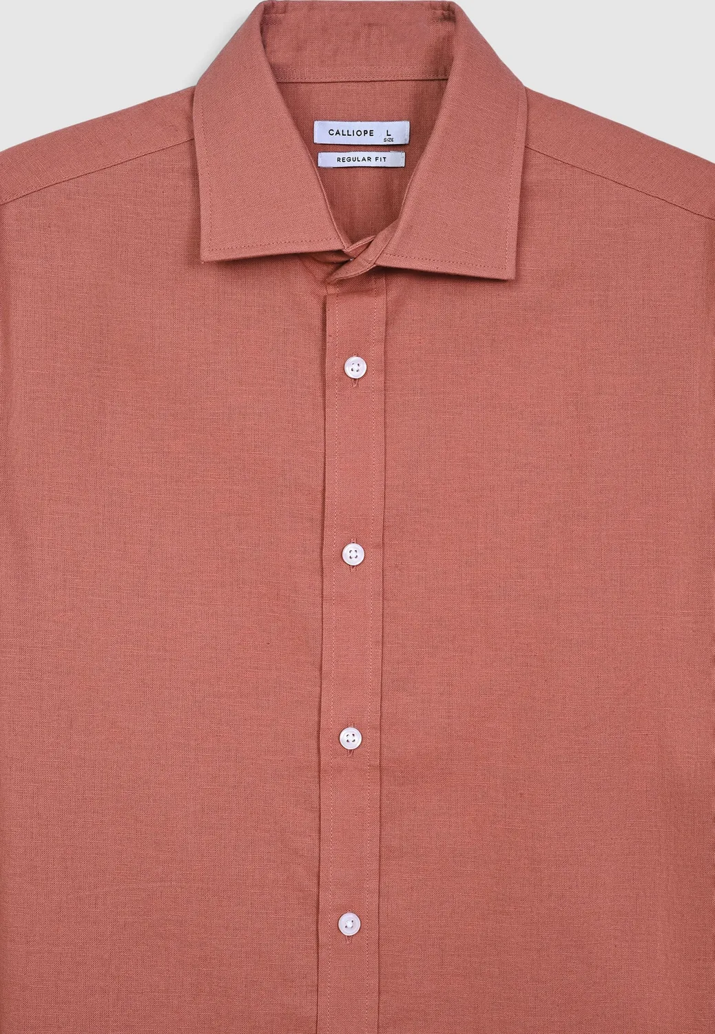 Calliope classique chemise homme lin manches longues
