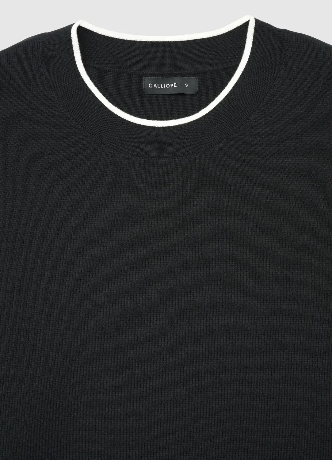 Calliope Pull femme col rond profils contraste