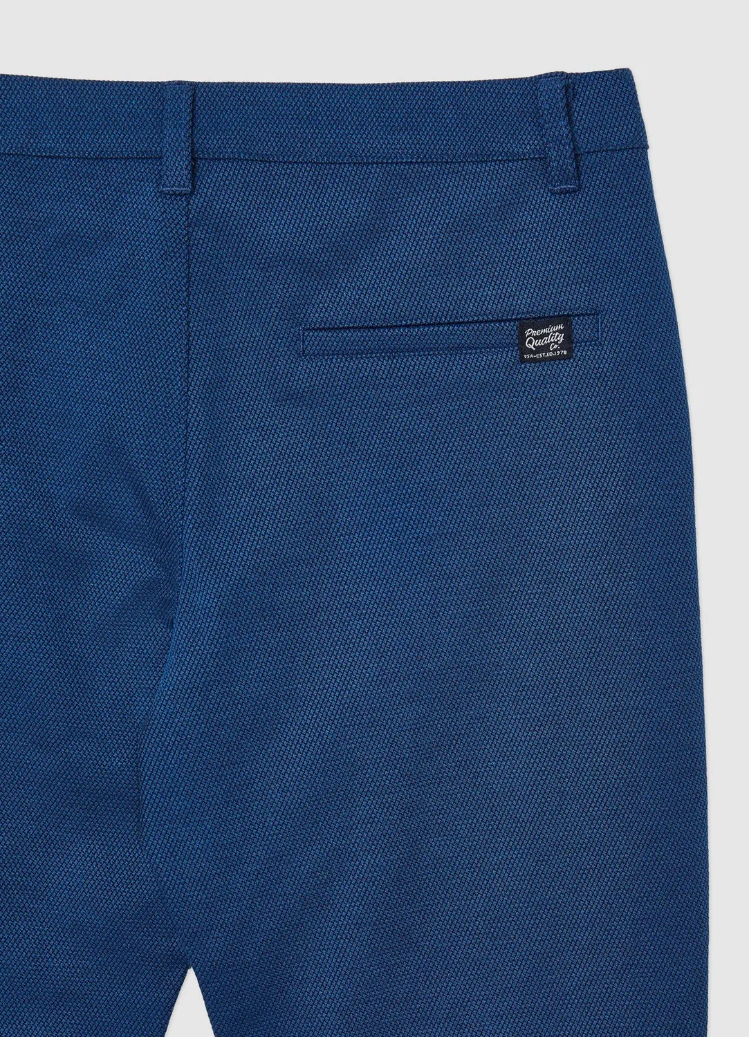 Calliope piquet pantalon garçon regular
