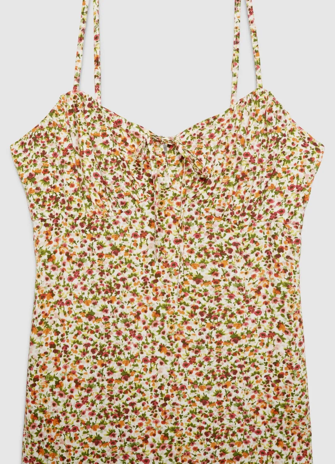 Calliope slipdress robe longue à fleurs fente latérale