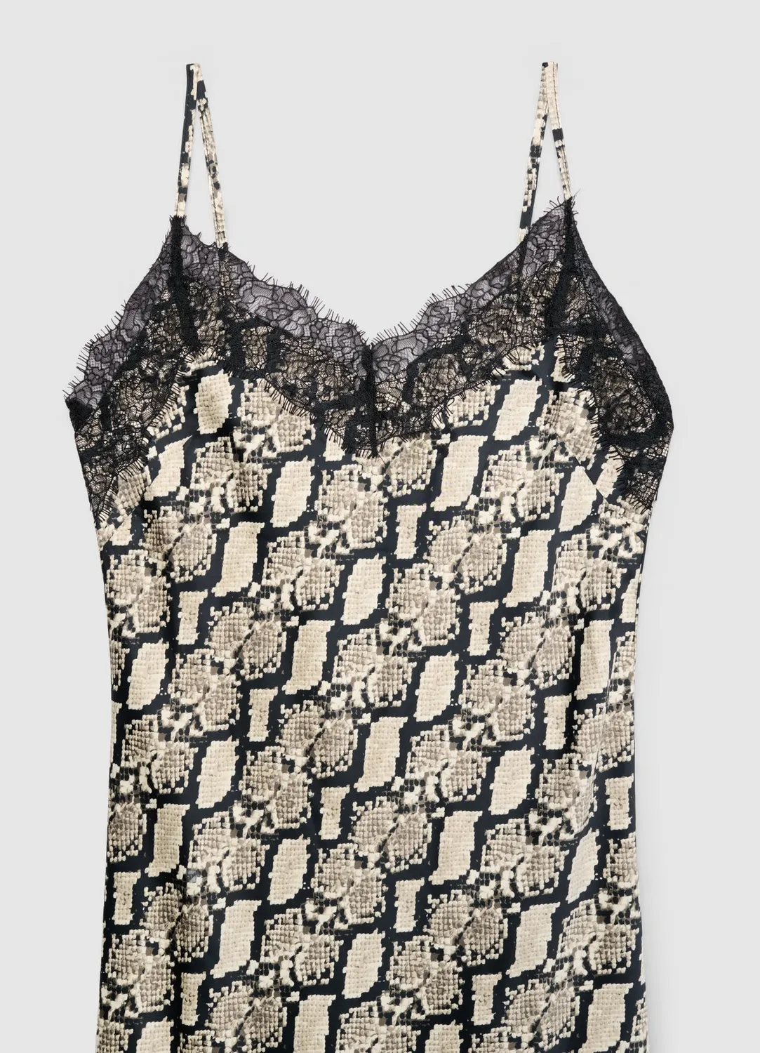 Calliope robe nuisette femme imprimé animalier dentelle