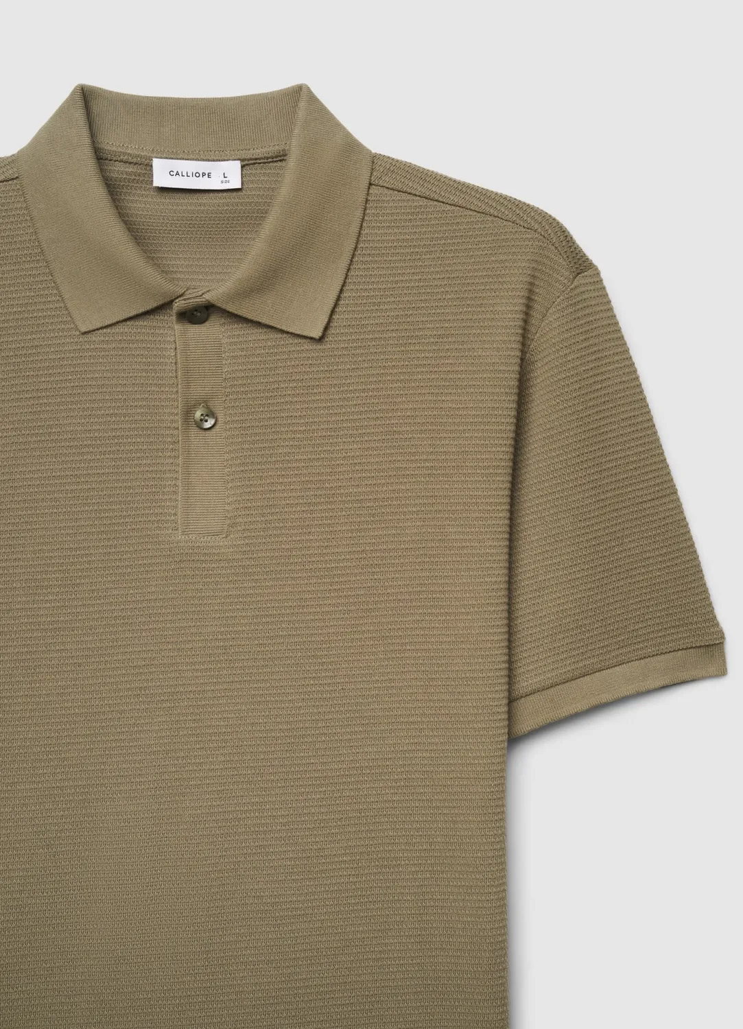 Calliope polo boutons homme t-shirt uni