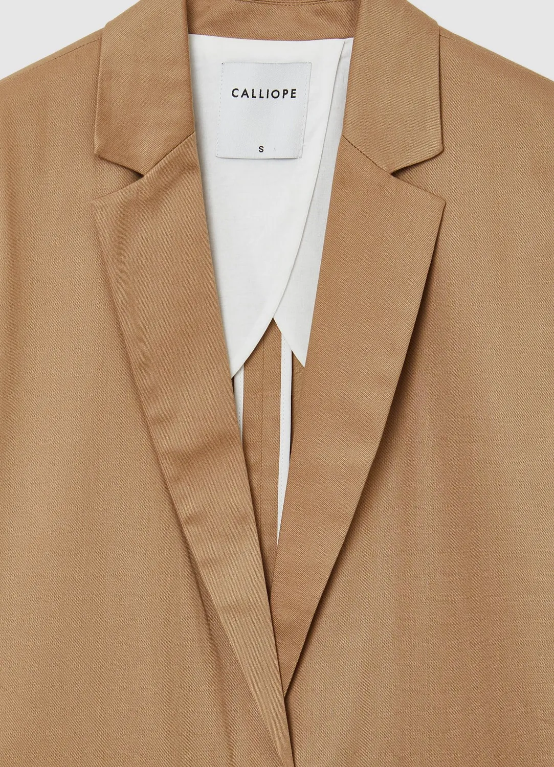 Calliope blazer monopetto veste tailleur non doublé