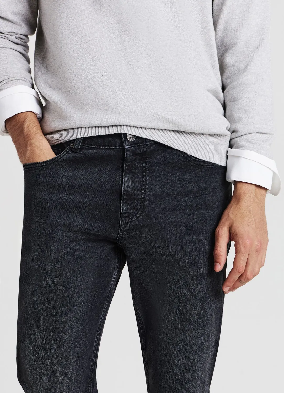Calliope jean skinny fit homme taille 48 délavé