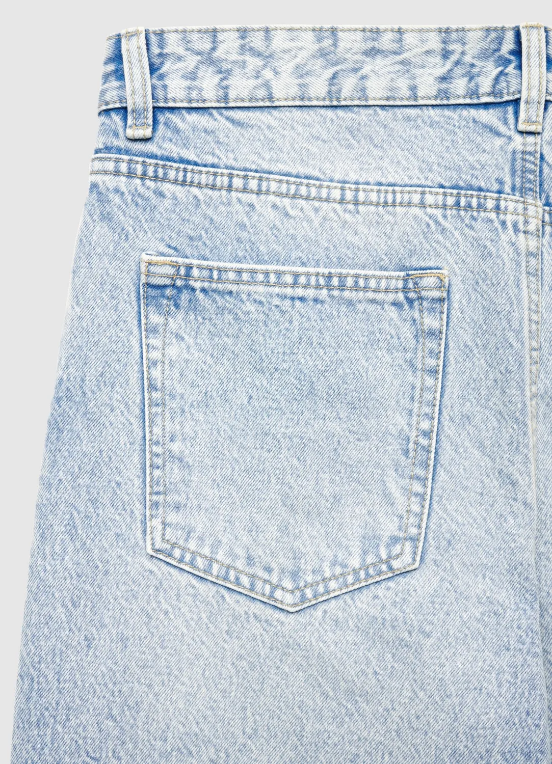 Calliope Cropped Effet Délavé jean homme droit