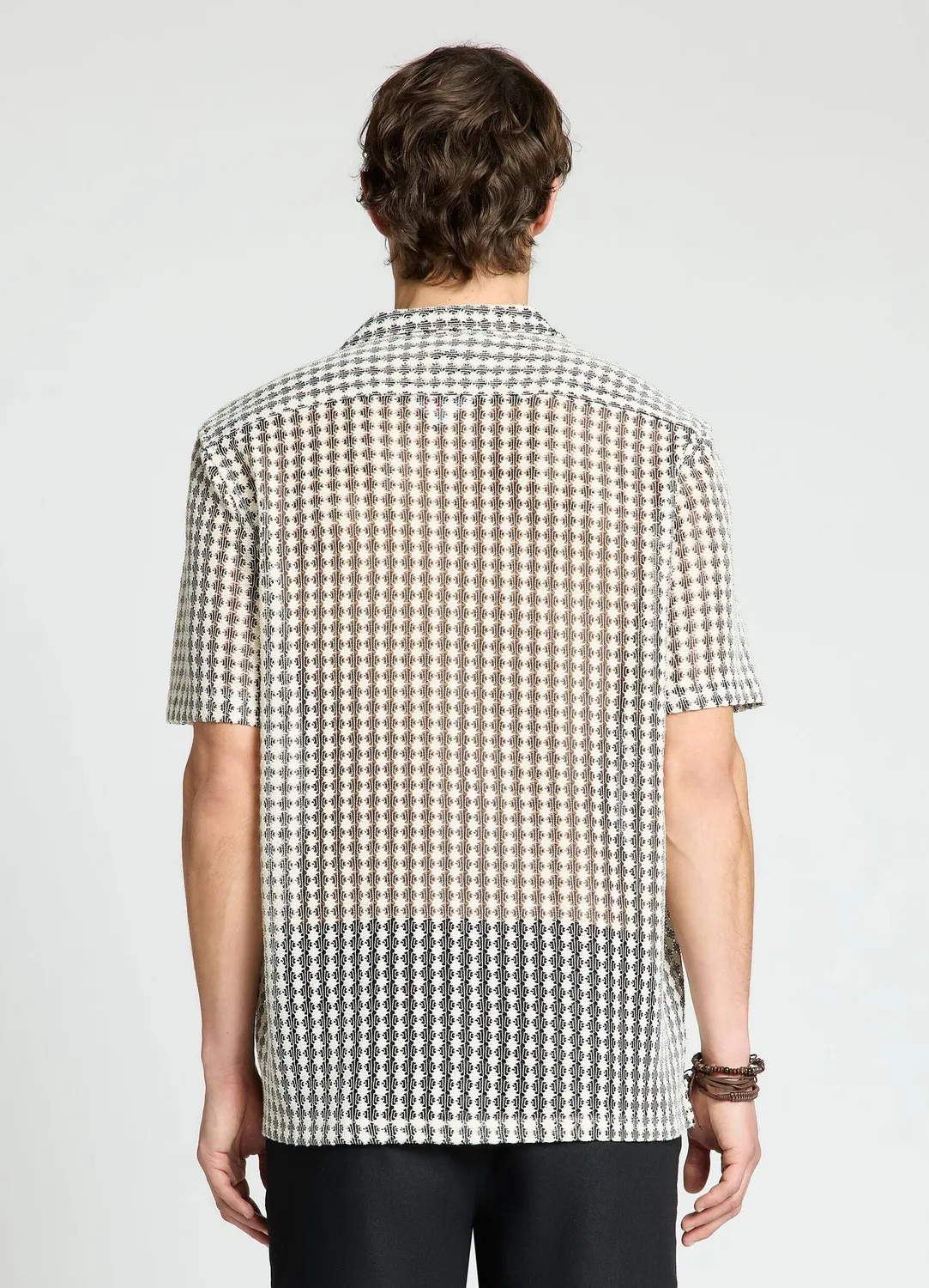 Calliope Croquet chemise homme imprimé géométrique