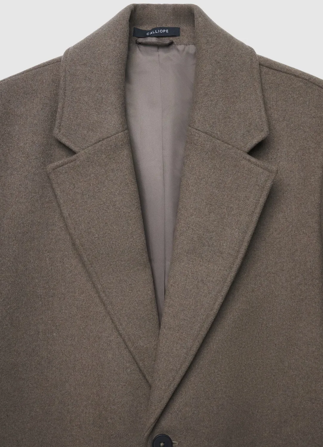 Calliope manteau homme monopetto revers