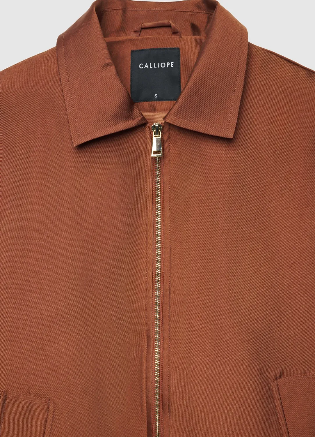 Calliope blouson femme satiné zippé