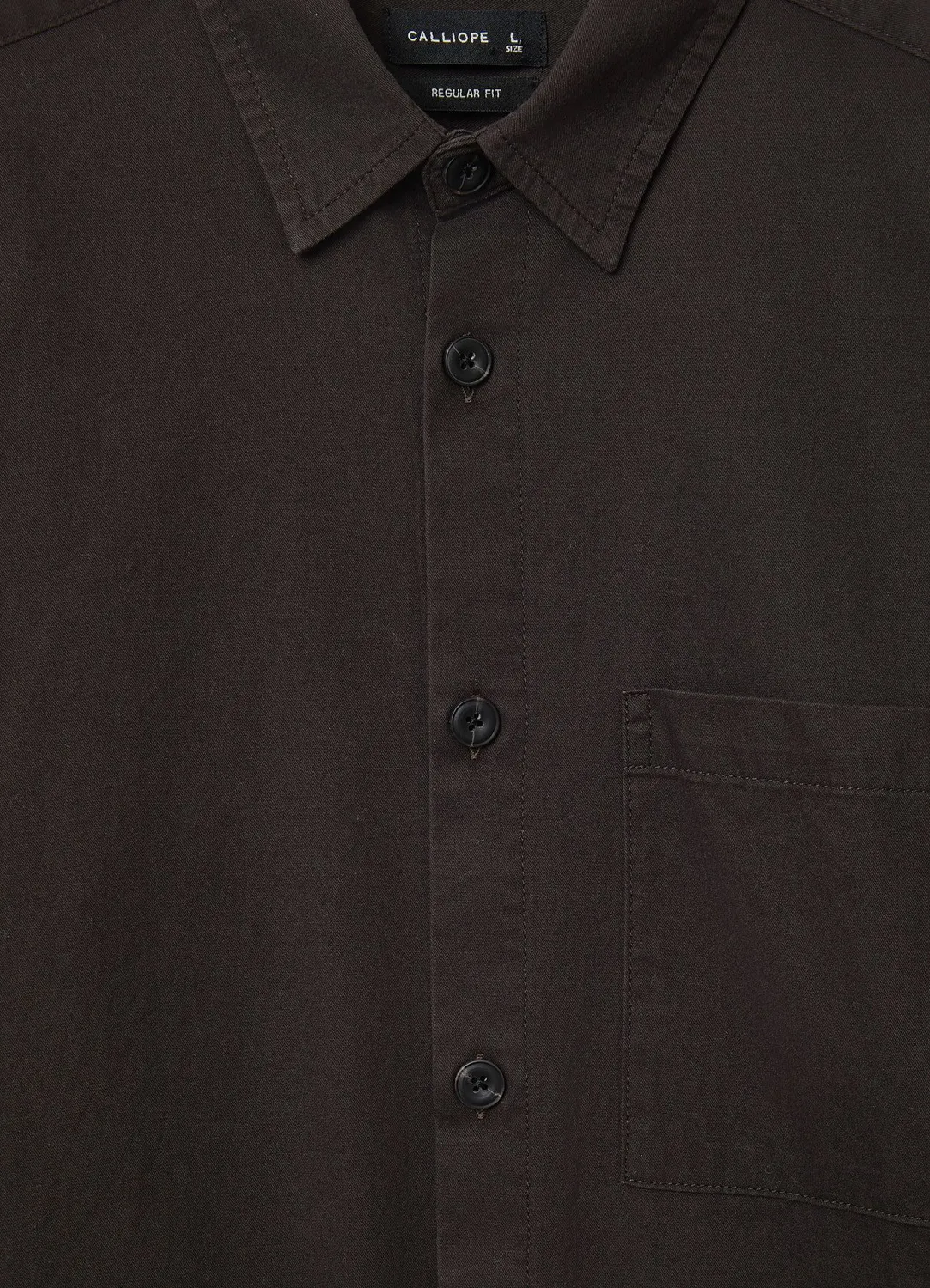 Calliope chemise homme coton classique manches longues