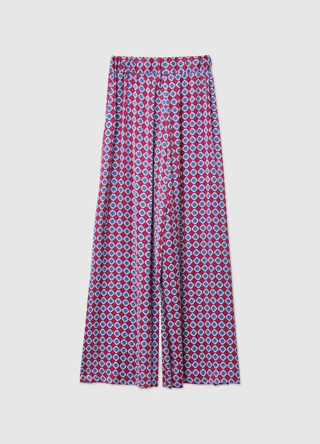 Calliope jupe-pantalon satinée femme à motifs