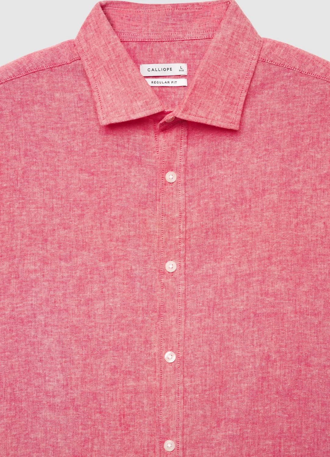 Calliope chemise homme lin uni manches longues