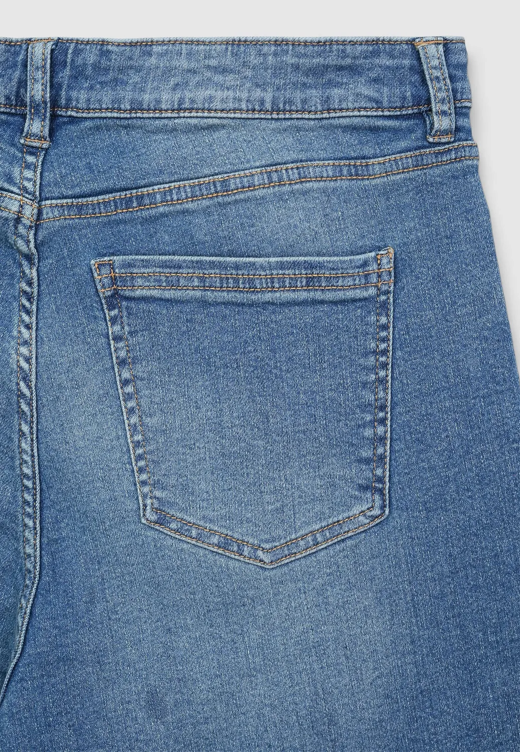 Calliope jean cropped flare femme delave