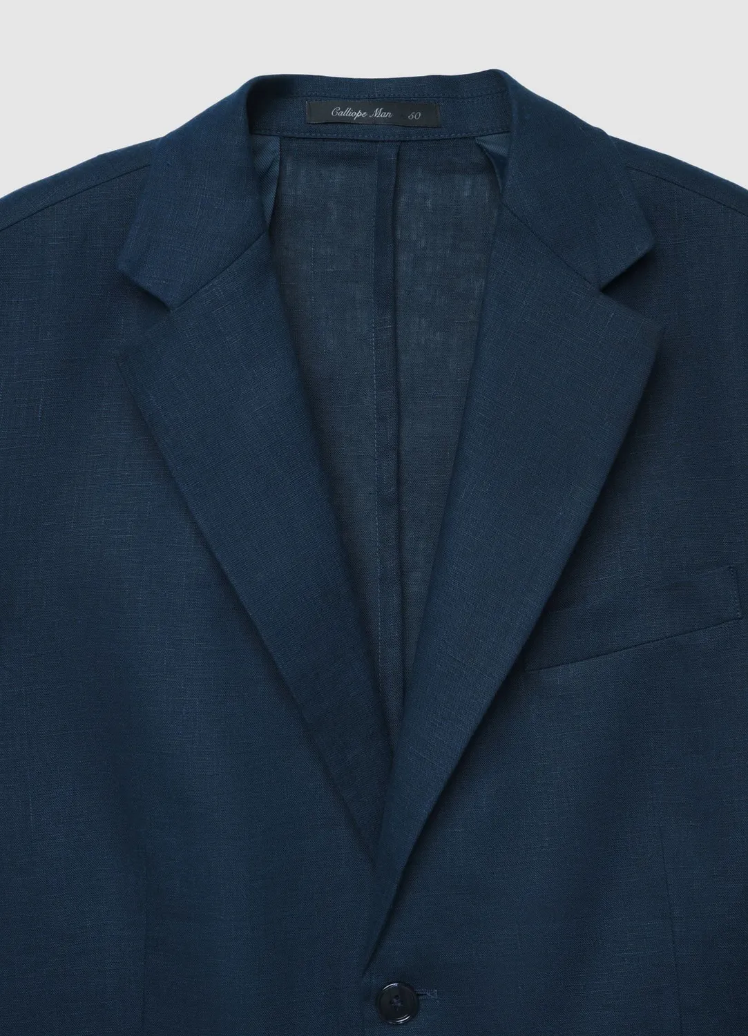 Calliope veste monopetto lin homme taille 50