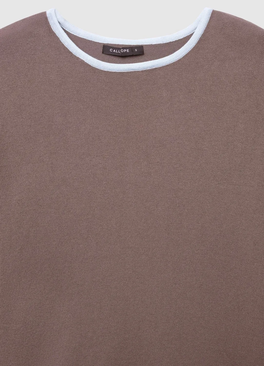 Calliope pull col rond femme manches longues contraste