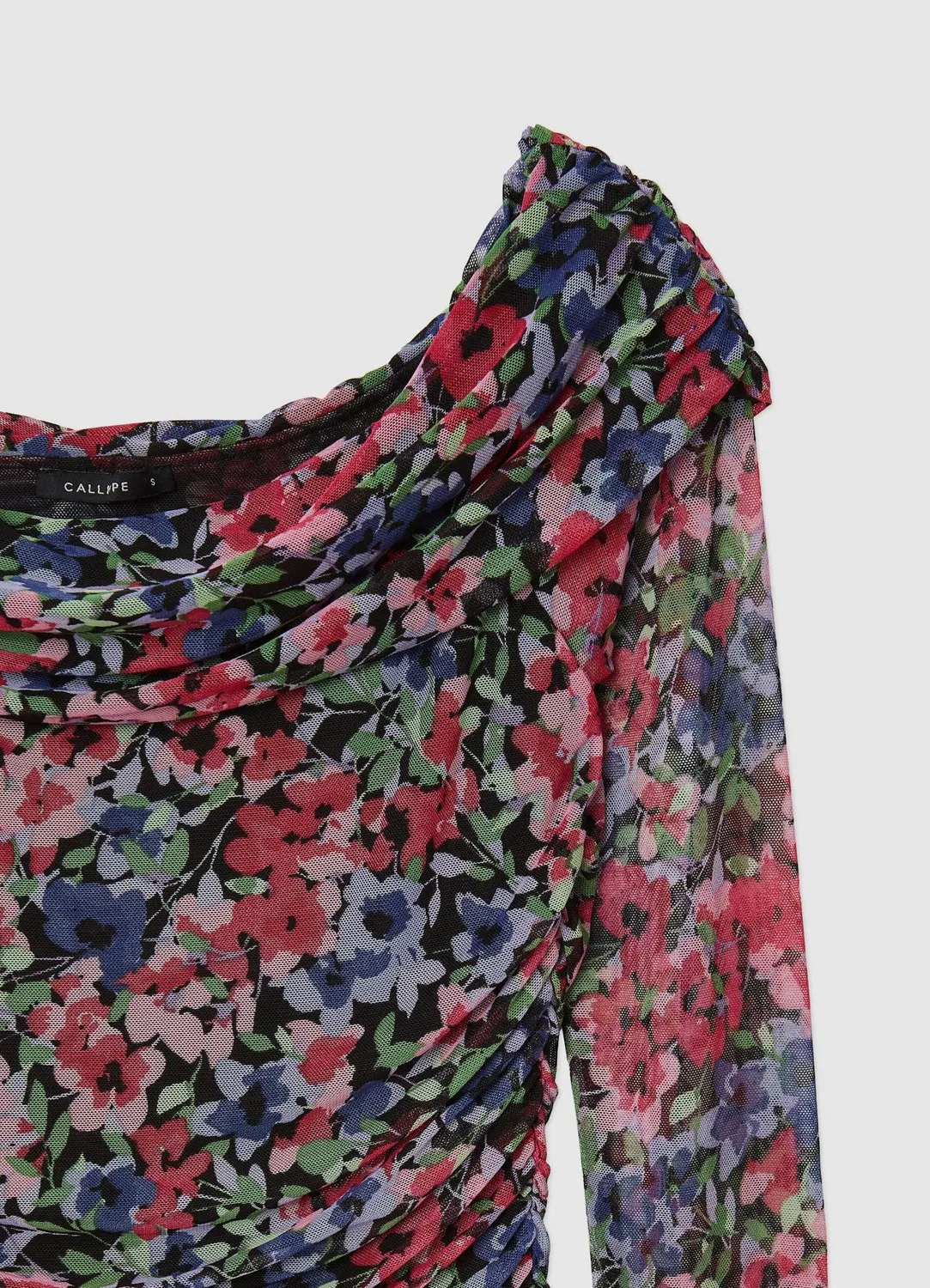 Calliope body tulle fleuri épaules dénudées femme