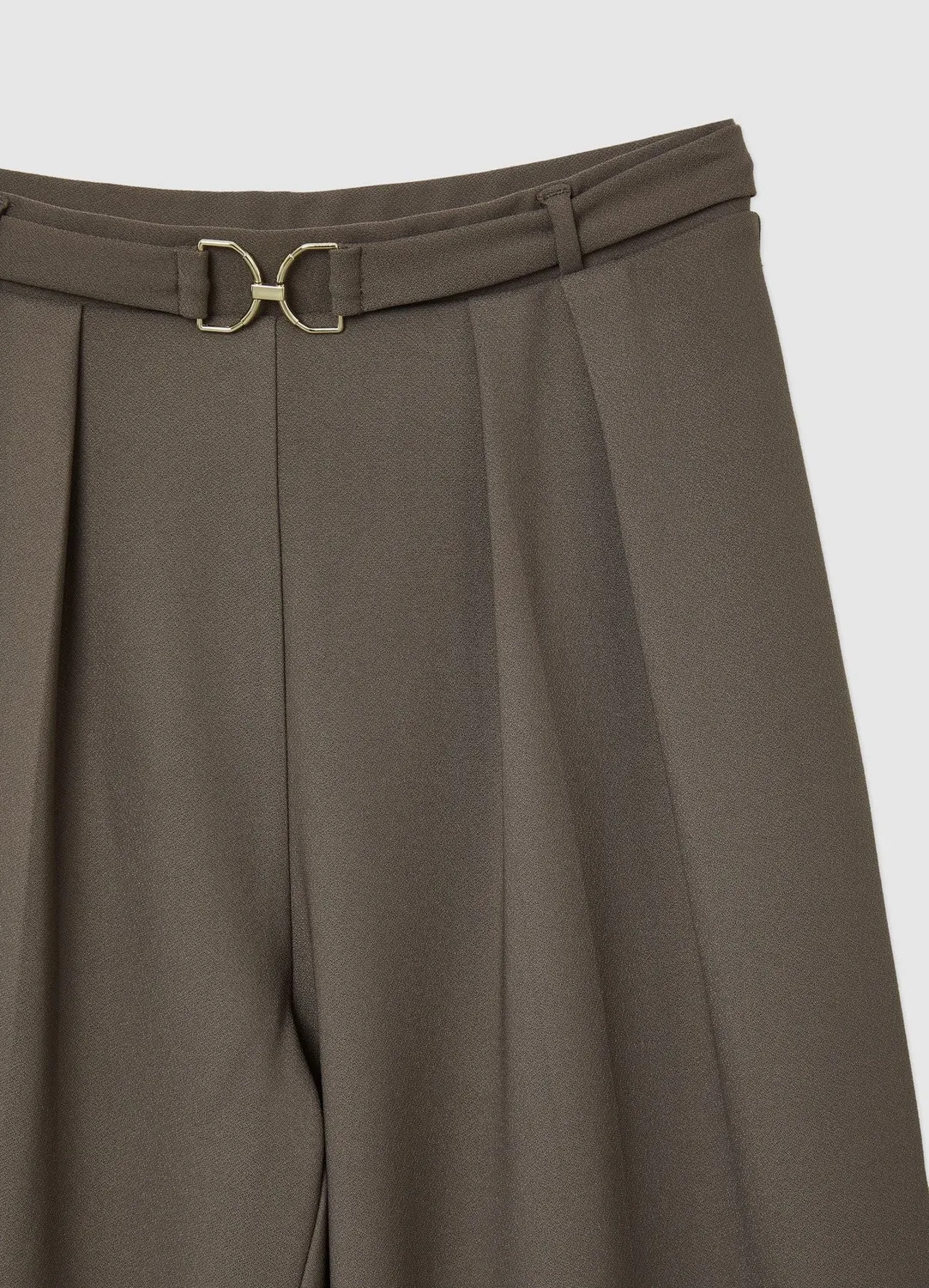 Calliope Palazzo pantalon femme ceinture métal