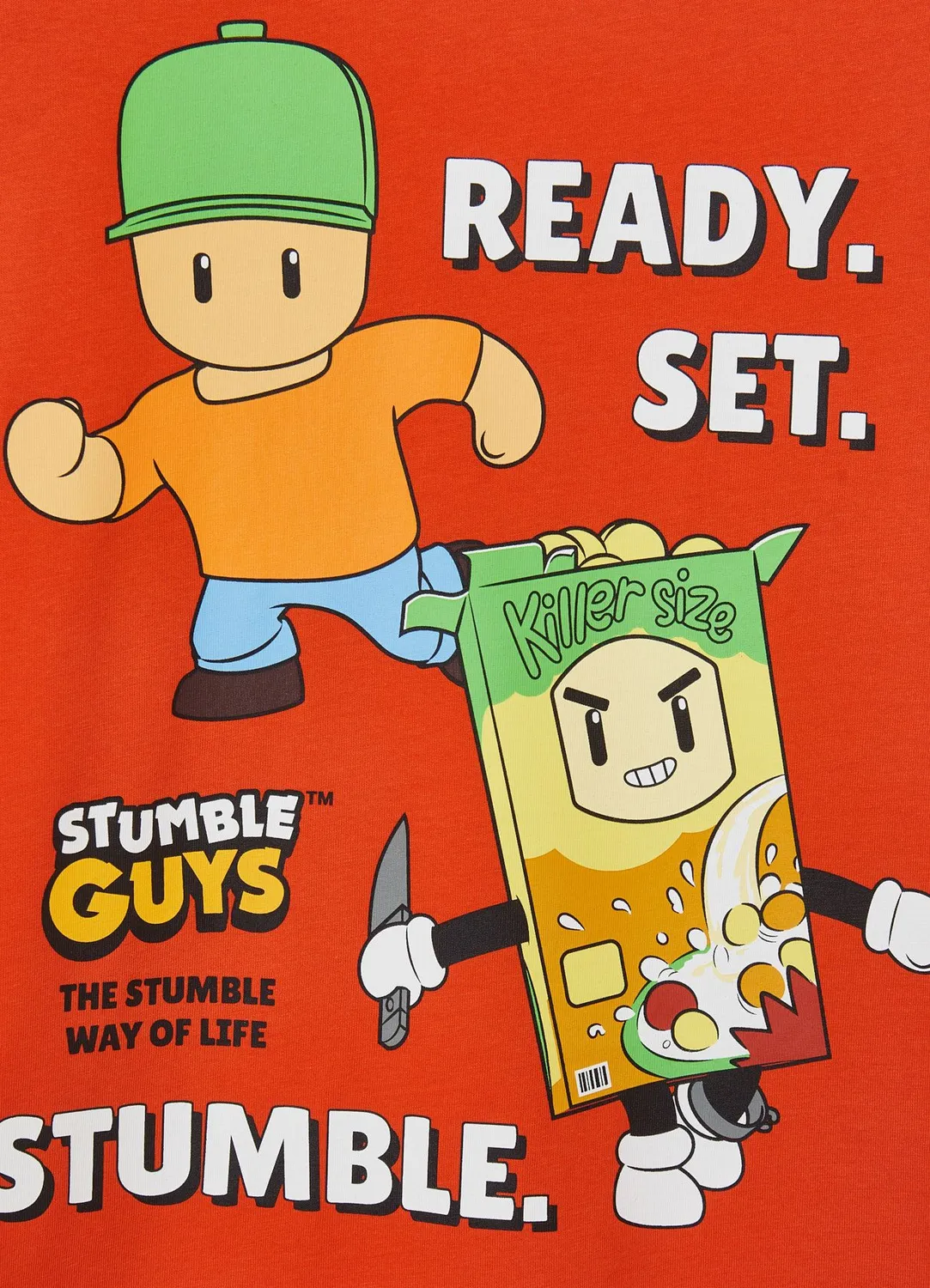 Calliope t-shirt Stumble Guys garçon over manches courtes