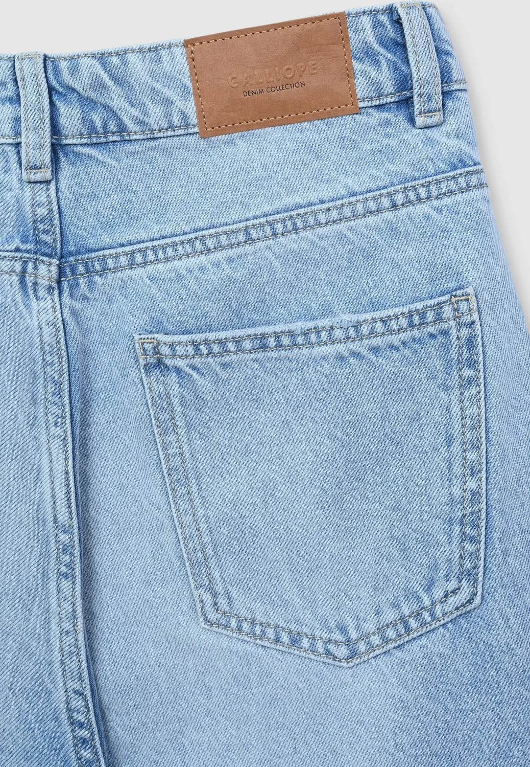 Calliope jean mom fit femme déchiré taille haute