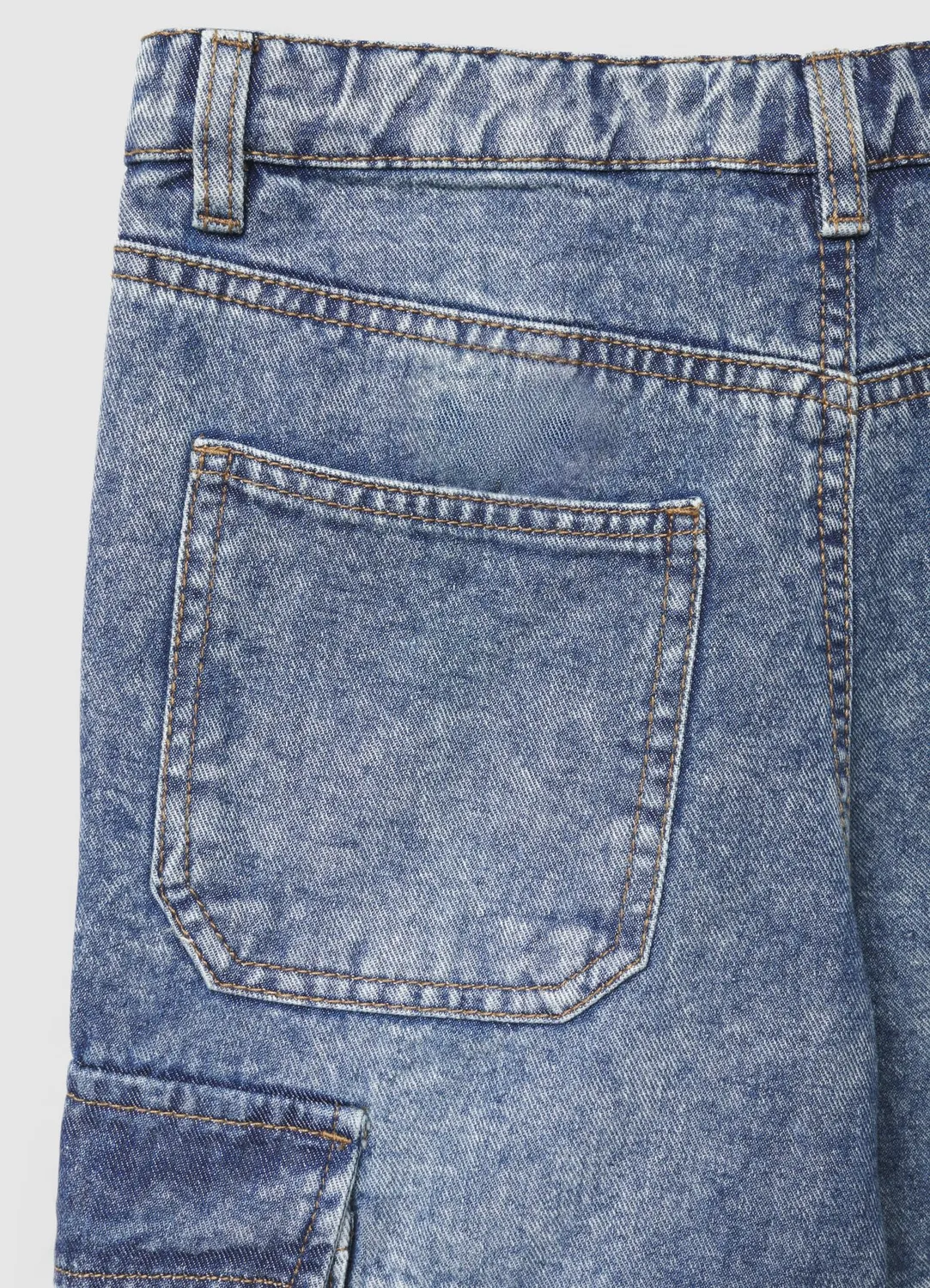 Calliope jean cargo denim coton enfant 8-14 ans